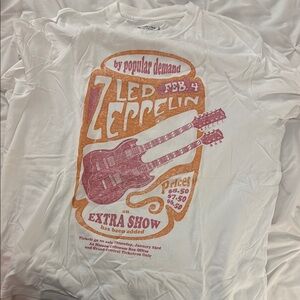 Abercrombie & Fitch White Graphic T-Shirt